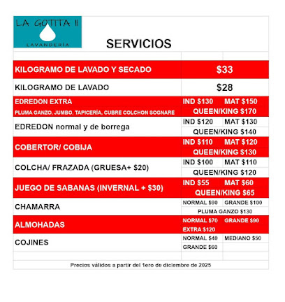 Lavandería La Gotita lavandería